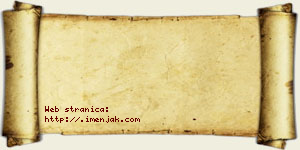 Jovana Rajkov vizit kartica